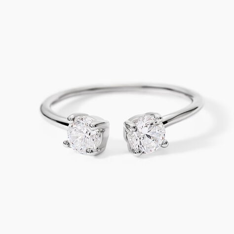 Bague Agnes Argent Blanc Oxyde De Zirconium - Bijoux fantaisie Femme | Marc Orian