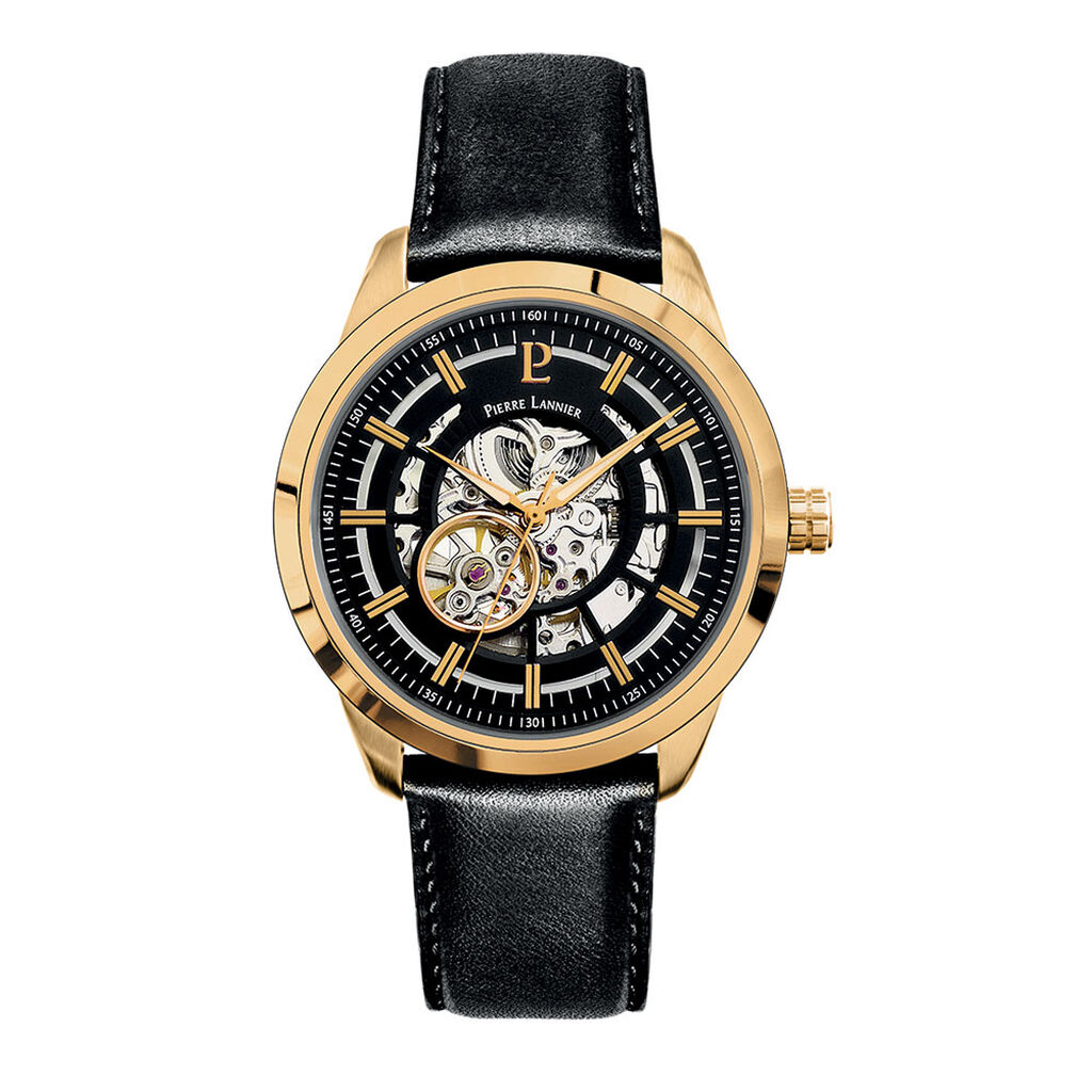 Montre Pierre Lannier Automatique Noir - Montres automatiques Homme | Marc Orian