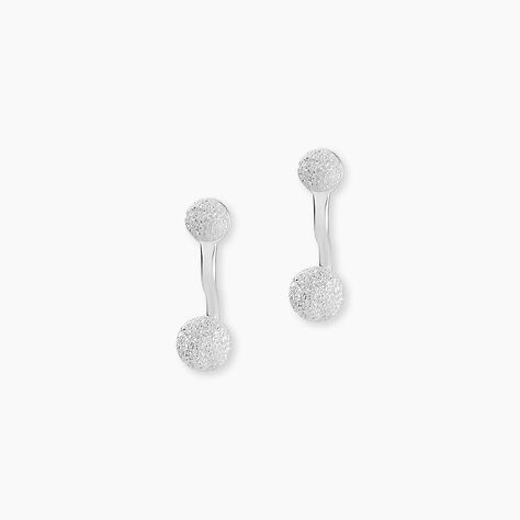 Bijoux D'oreilles Rosely Argent Blanc - Piercings d'oreilles Femme | Marc Orian