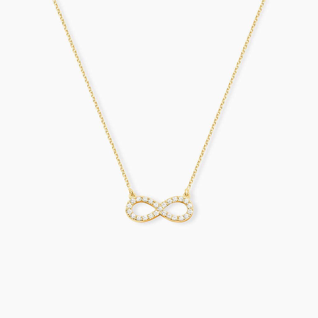 Collier Klothilda Or Jaune Oxyde De Zirconium - Colliers avec pierres Femme | Marc Orian
