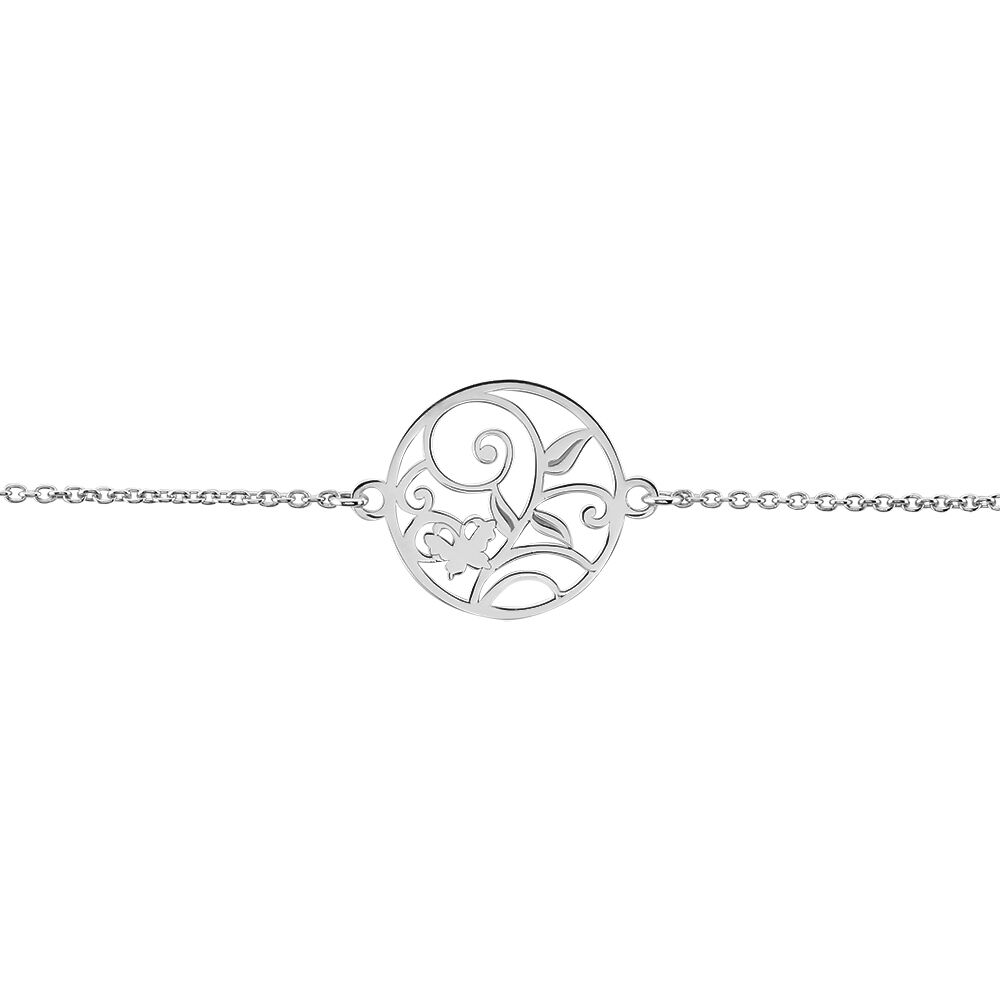Bracelet Hita Argent Blanc - Bracelets chaînes Femme | Marc Orian