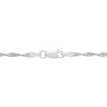 Collier Ciana Torsade Diamante Argent Blanc - Colliers fantaisie Femme | Marc Orian