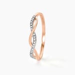 Bague Alizee Or Rose Diamant - Bagues pierres pr&eacute;cieuses Femme | Marc Orian