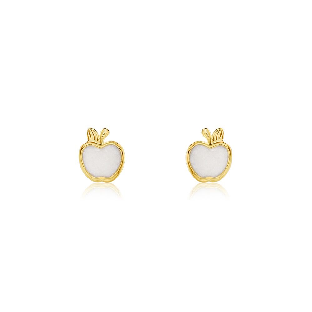 Boucles D'oreilles Puces Pompeo Or Jaune - Puces Enfant | Marc Orian