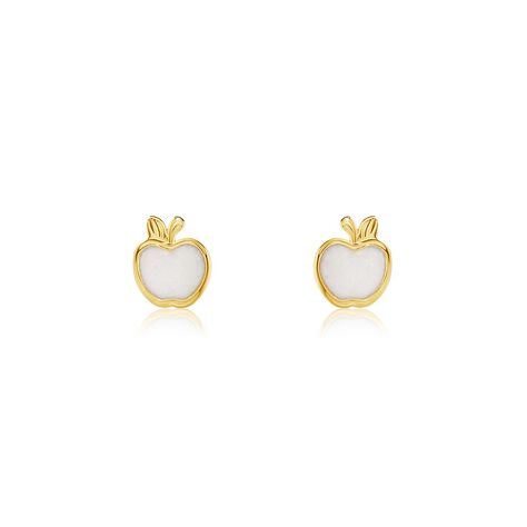 Boucles D'oreilles Puces Pompeo Or Jaune - Puces Enfant | Marc Orian