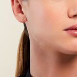 Boucles D'oreilles Puces Wenona Or Jaune Oxyde De Zirconium - Puces Femme | Marc Orian