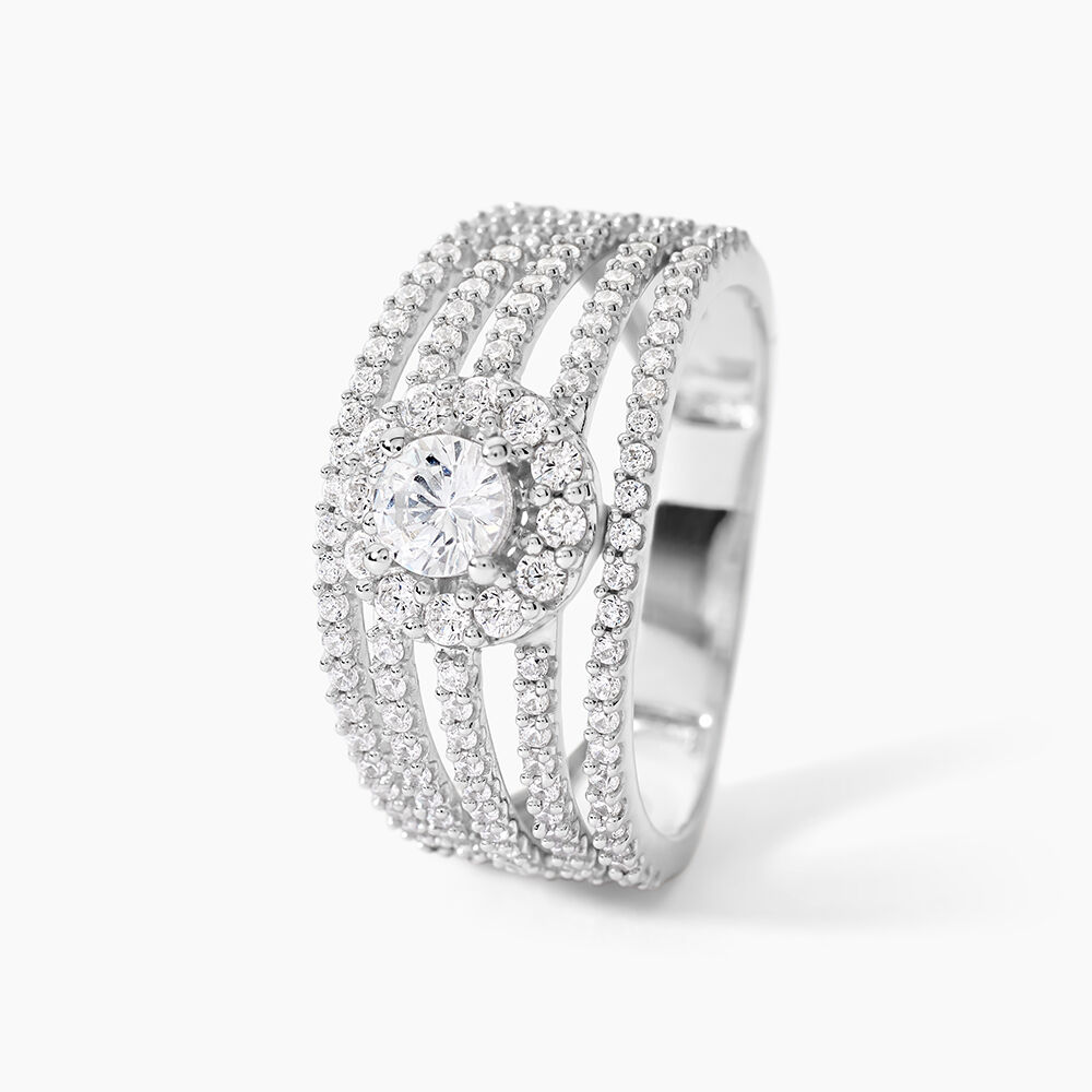 Bague Solitaire Iolente Argent Oxyde De Zirconium - Solitaires Femme | Marc Orian