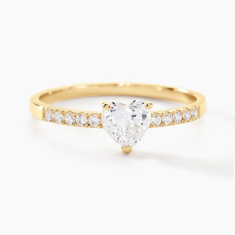 Bague Ciriaco Or Jaune Oxyde De Zirconium - Solitaires Femme | Marc Orian