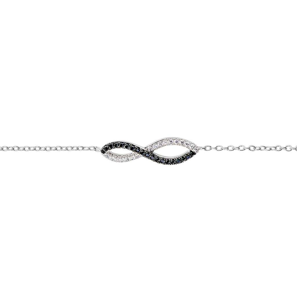 Bracelet Prudentia Argent Blanc Oxyde De Zirconium - Bracelets chaînes Femme | Marc Orian