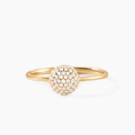 Bague Shiny Et Bold Plaqu&eacute; Or Jaune Oxyde De Zirconium - Bijoux fantaisie Femme | Marc Orian