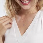 Collier Or Jaune Sagesse Topaze Oxydes De Zirconium - Colliers avec pierres Femme | Marc Orian