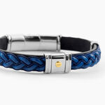 Bracelet Jourdan Trenza Acier Bicolore - Bracelets cha&icirc;nes Homme | Marc Orian