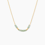 Collier Erdmann Or Jaune Aventurine - Colliers avec pierres Femme | Marc Orian