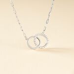 Collier Isabel Argent Blanc Oxyde De Zirconium - Colliers avec pierres Femme | Marc Orian
