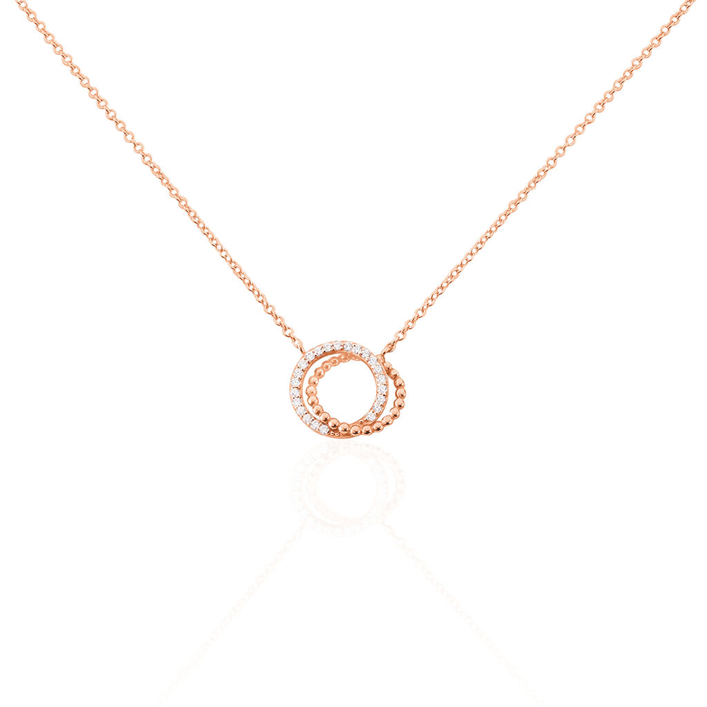 Collier Janne Argent Rose Oxyde De Zirconium - Colliers avec pierres Femme | Marc Orian