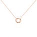 Collier Janne Argent Rose Oxyde De Zirconium - Colliers avec pierres Femme | Marc Orian