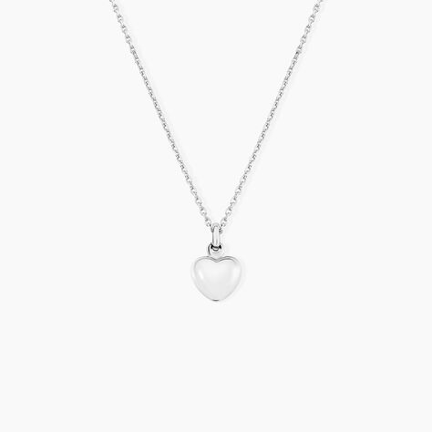 Collier Barbara Argent Blanc - Colliers Femme | Marc Orian