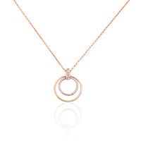 Collier Silvana Argent Rose Oxyde De Zirconium