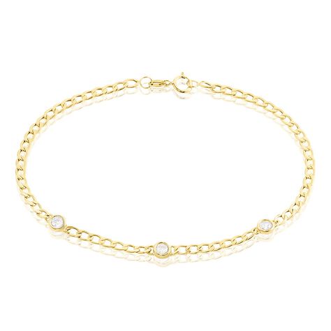 Bracelet Vienne Or Jaune Oxyde De Zirconium - Bracelets cha&icirc;nes Femme | Marc Orian