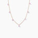 Collier Collie Argent Rose Oxyde De Zirconium - Colliers avec pierres Femme | Marc Orian