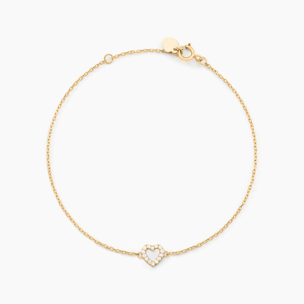 Bracelet Eufemia Or Jaune Oxyde De Zirconium - Bracelets cha&icirc;nes Femme | Marc Orian