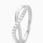 Bague Kassandre Argent Blanc Oxyde De Zirconium - Bijoux fantaisie Femme | Marc Orian