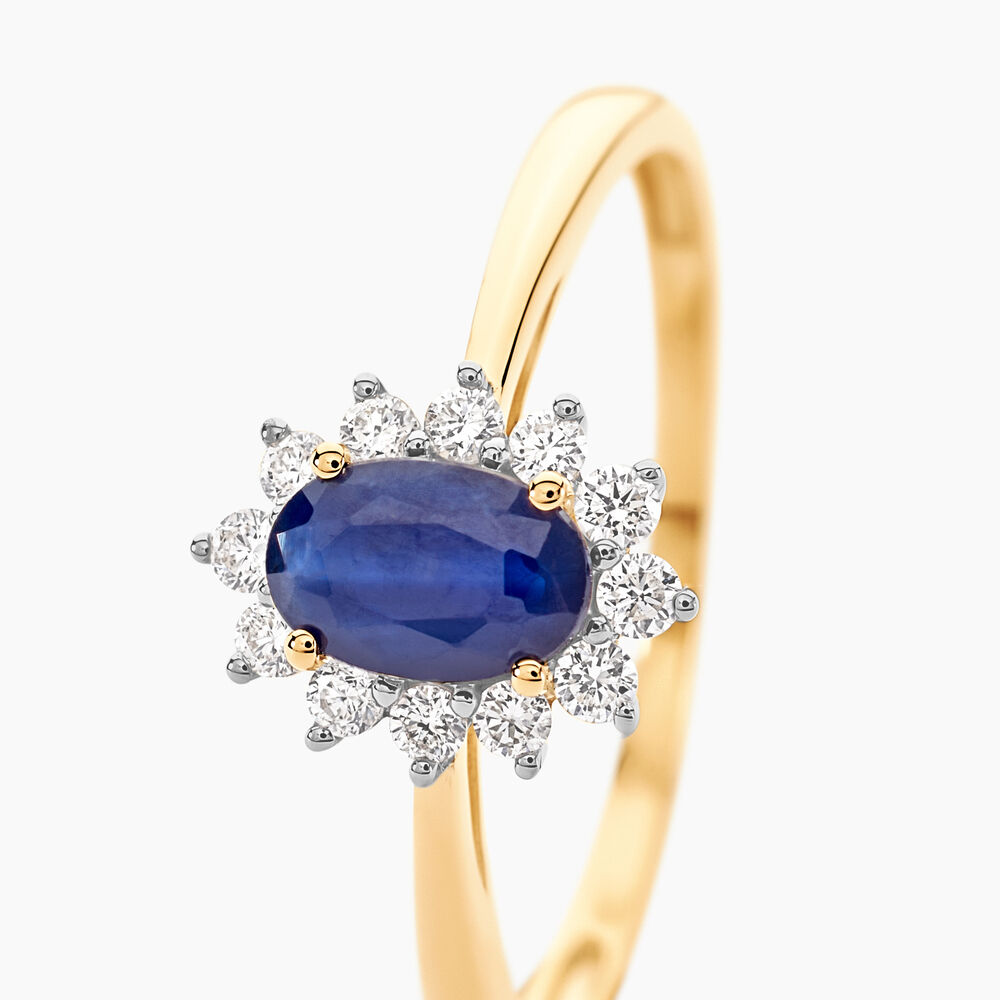 Bague Vladimir Or Jaune Saphir - Solitaires Femme | Marc Orian