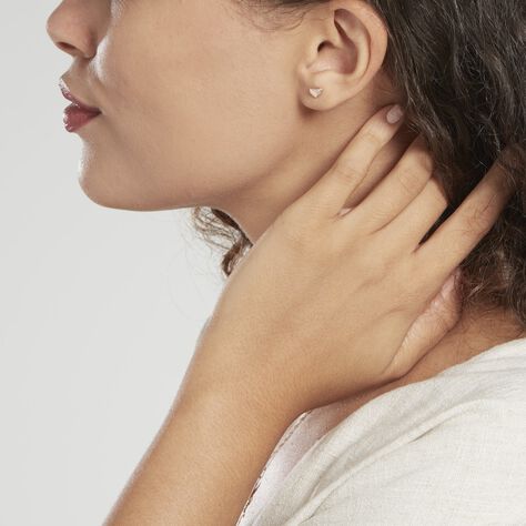 Boucles D'oreilles Puces Lison Or Rose - Clous d'oreilles Enfant | Marc Orian