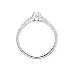 Bague Solitaire Or Blanc Nyala Diamants - Parures de mariage Femme | Marc Orian
