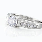 Bague Solitaire Mady Argent Blanc Oxyde De Zirconium - Bijoux fantaisie Femme | Marc Orian