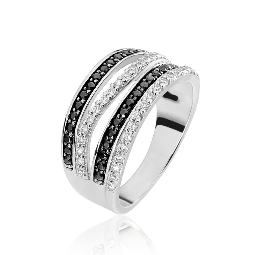 Bague Leticia Argent Oxyde De Zirconium - Bagues avec pierre Femme | Marc Orian