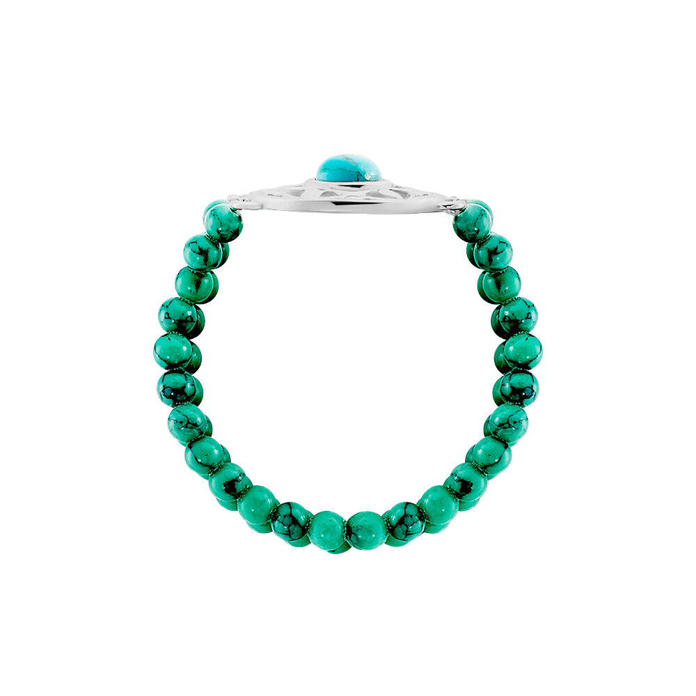 Bague Rojin Argent Blanc Pierre De Synthese -  Femme | Marc Orian