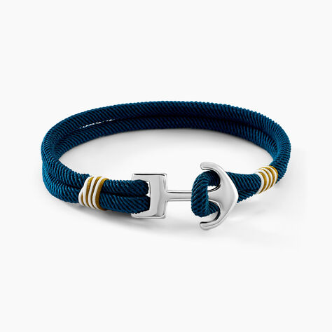 Bracelet Malo Acier Blanc - Bracelets cordons Homme | Marc Orian