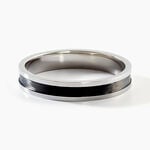 Alliance Navid Palladium Blanc Et Carbone - Alliances duo Unisex | Marc Orian