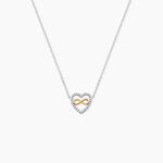 Collier Floe Or Jaune Argent Blanc Oxyde De Zirconium - Colliers avec pierres Femme | Marc Orian