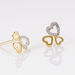 Boucles D'oreilles Puces Anne-maudae Triple Coeurs Or Bicolore - Puces Femme | Marc Orian