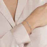 Bracelet Mahee Maille Filigrane Argent Blanc - Bracelets fantaisie Femme | Marc Orian