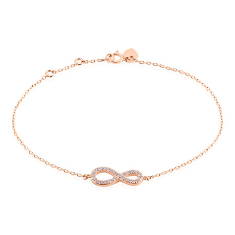 Bracelet Amita Argent Rose Oxyde De Zirconium - Bracelets fantaisie Femme | Marc Orian
