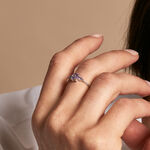 Solitaire Accompagne Argent Rainbow Oxyde De Zirconium - Bijoux fantaisie Femme | Marc Orian