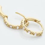 Cr&eacute;oles Plaqu&eacute; Or Jaune Mimy Oxydes De Zirconium - Cr&eacute;oles Femme | Marc Orian