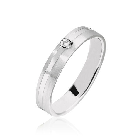 Alliance Shehrazade Or Blanc Diamant - Alliances personnalisées Famille | Marc Orian