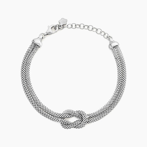 Bracelet Madison Argent Blanc - Bracelets fantaisie Femme | Marc Orian