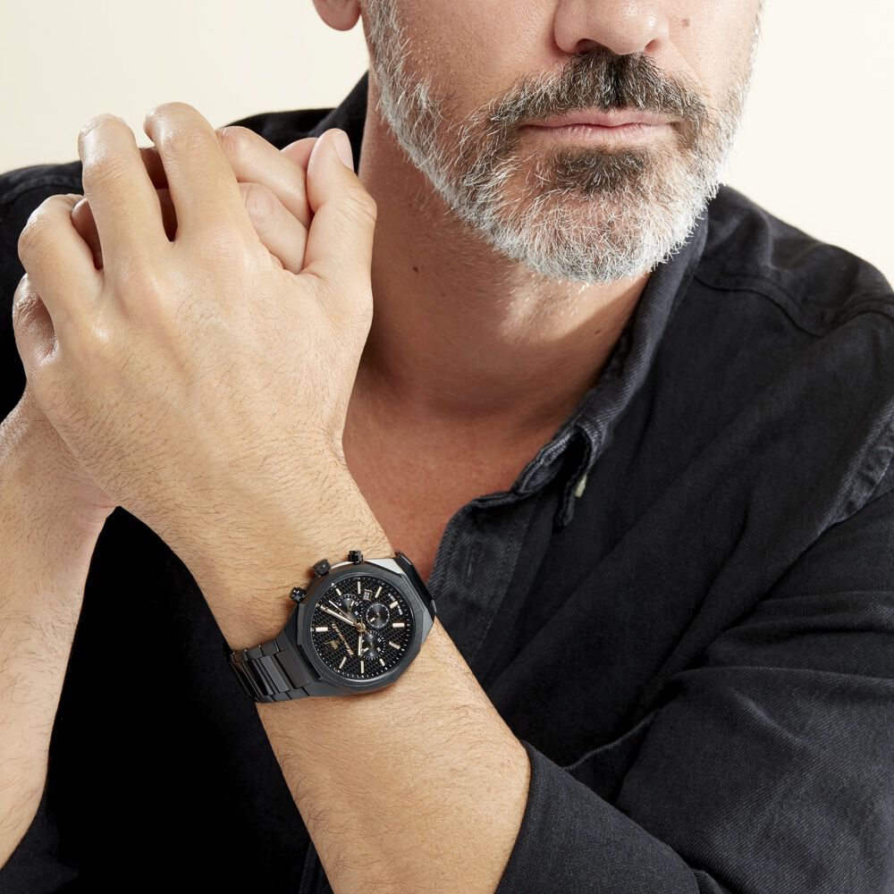 Montre Maserati Stile Noir - Montres &eacute;tanches Homme | Marc Orian