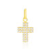 Pendentif Canice Croix Or Jaune Oxyde De Zirconium - Pendentifs Femme | Marc Orian