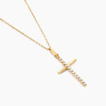 Pendentif Chryslene Or Jaune Oxyde De Zirconium - Pendentifs Femme | Marc Orian