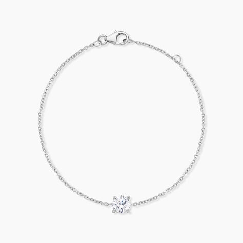 Bracelet Argent Blanc Lylwenn Oxyde De Zirconium - Bracelets fantaisie Femme | Marc Orian