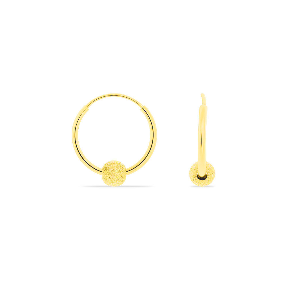 Cr&eacute;oles Ariel Or Jaune - Cr&eacute;oles Femme | Marc Orian