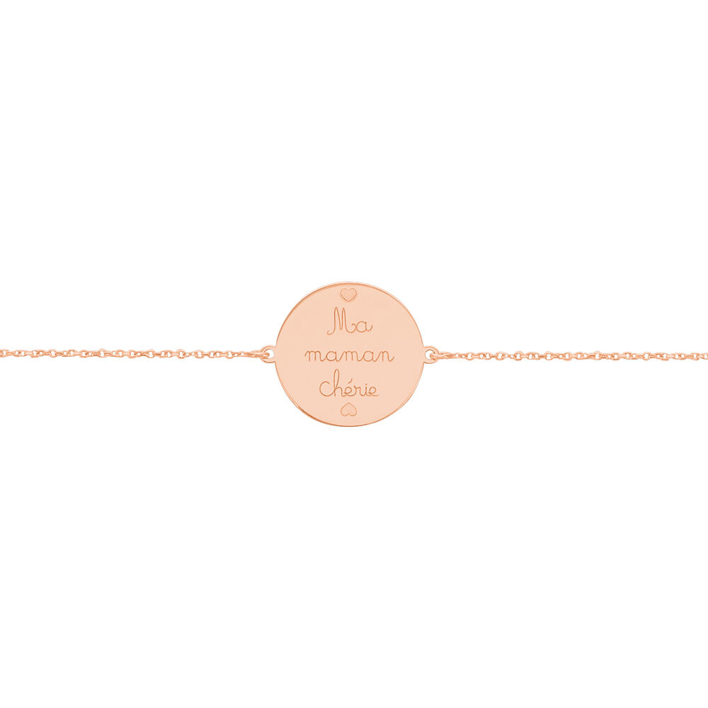 Bracelet Mathurine Or Rose - Bracelets Medailles Femme | Marc Orian