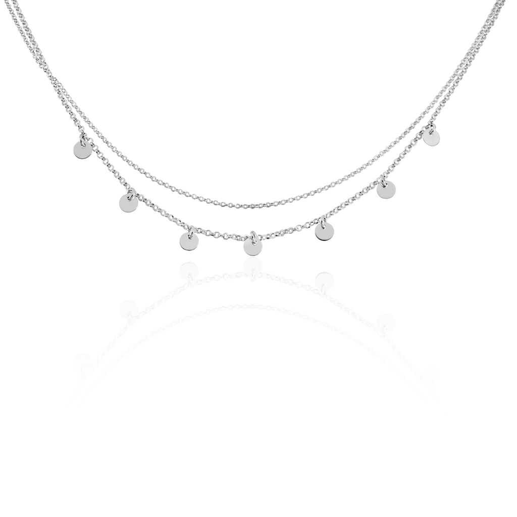 Collier Vera Argent Blanc - Colliers fantaisie Femme | Marc Orian