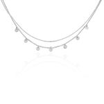 Collier Vera Argent Blanc - Colliers fantaisie Femme | Marc Orian